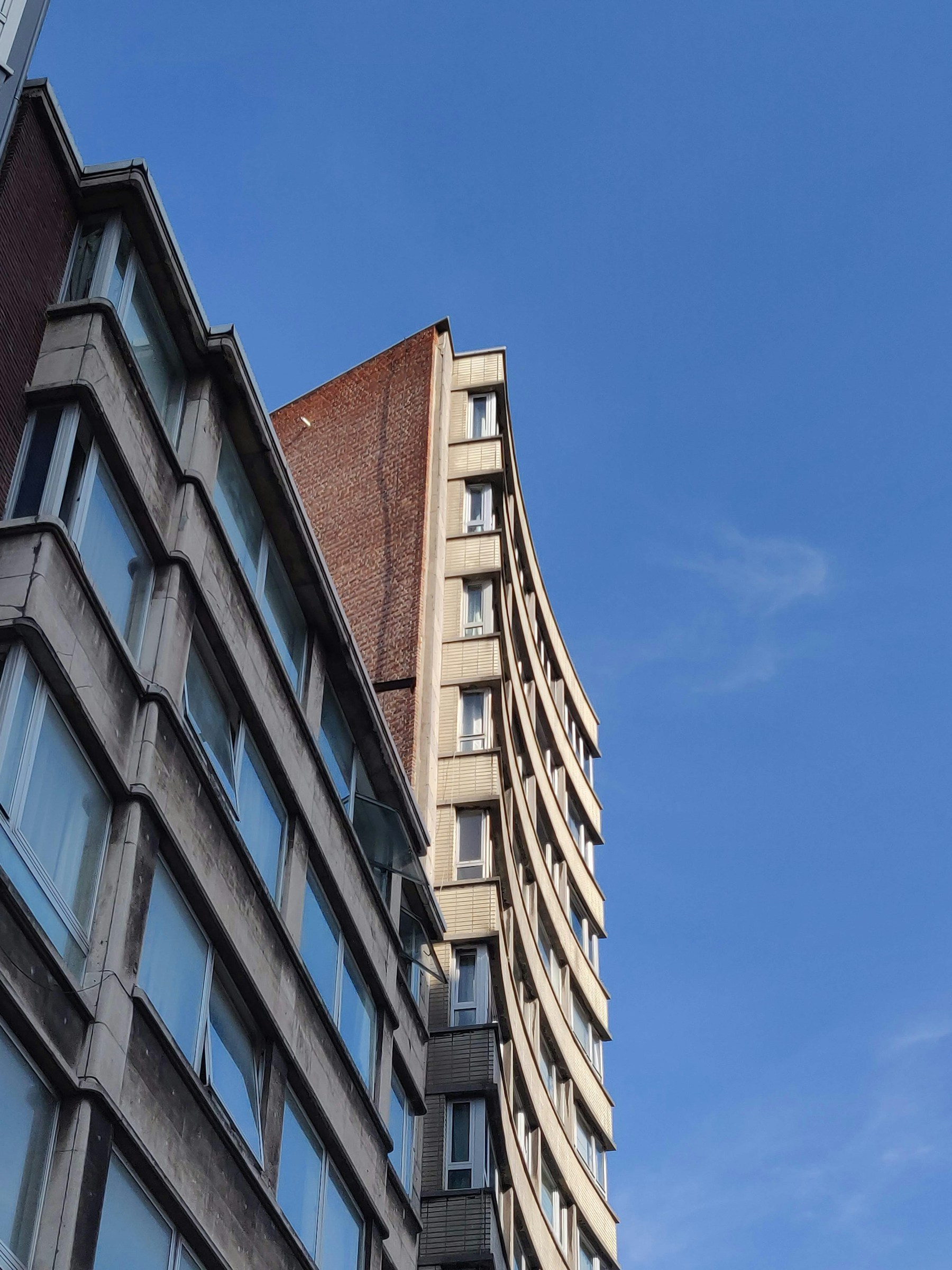 Facade urbaine a Liege en Belgique