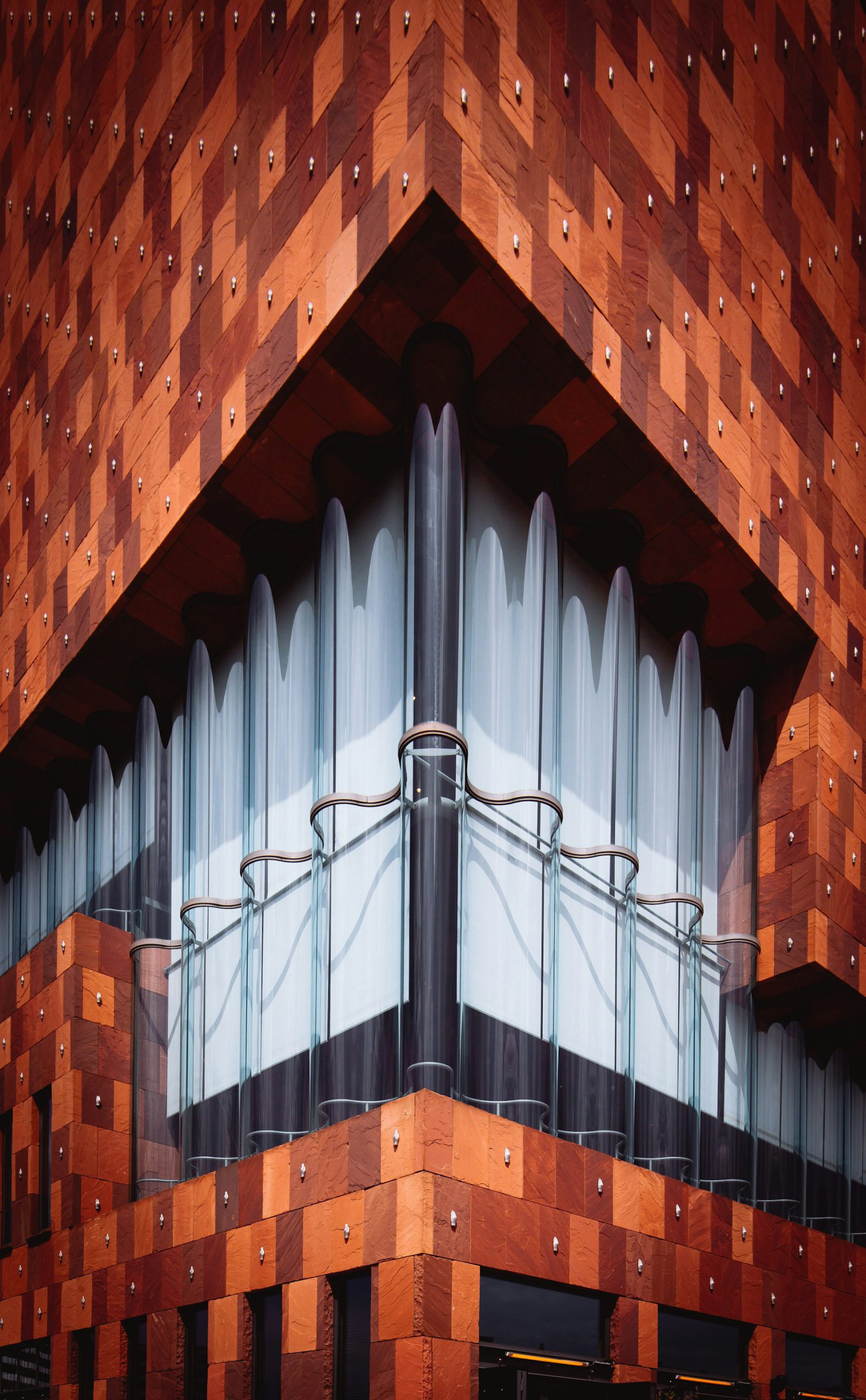 Detail architectural contemporain en Belgique