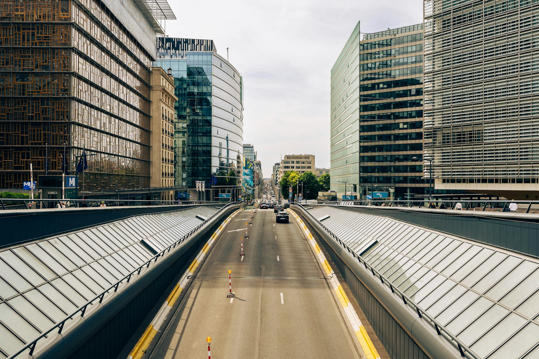 Rue de la Loi a Bruxelles, Belgique