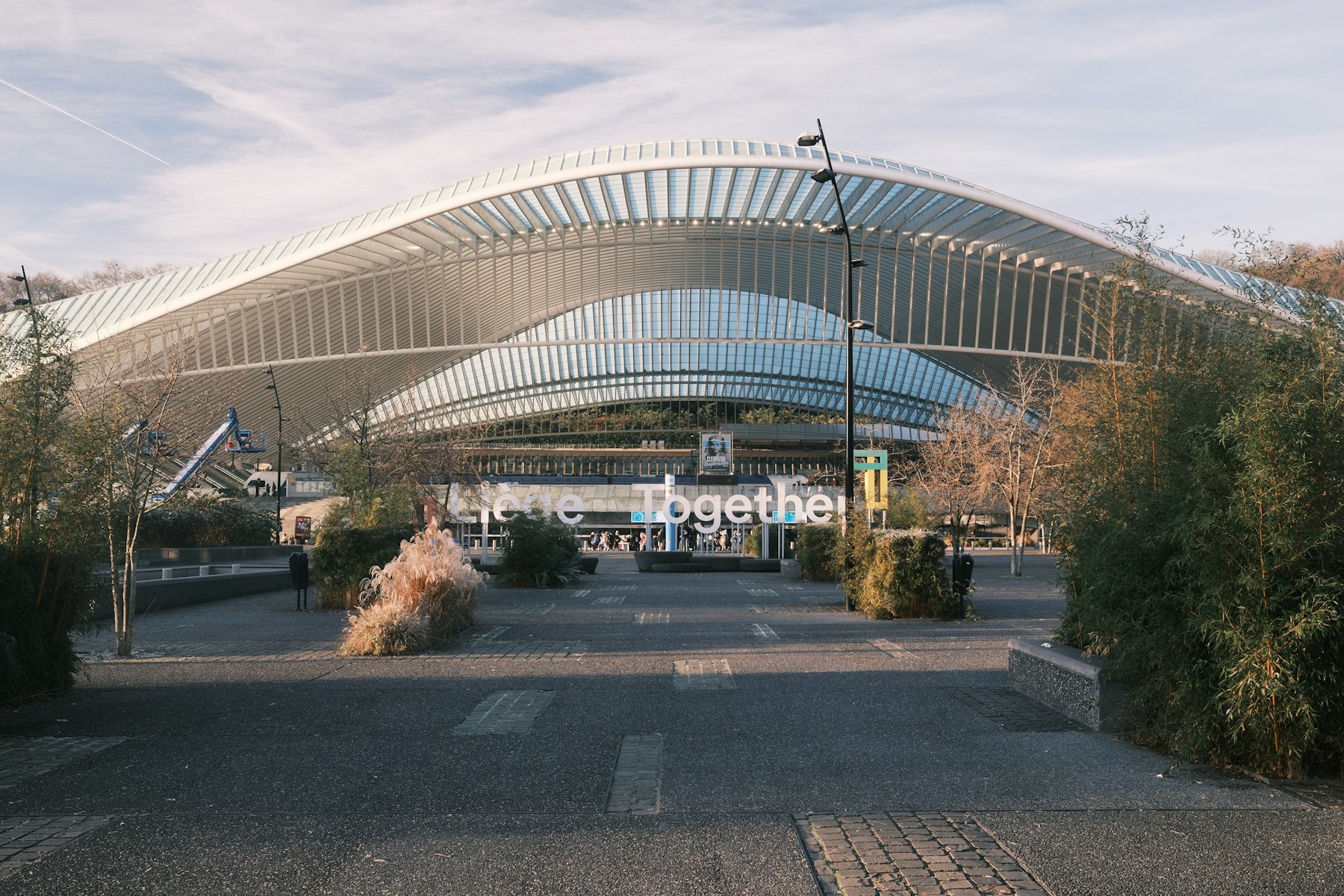 Architecture contemporaine de la gare de Liege-Guillemins